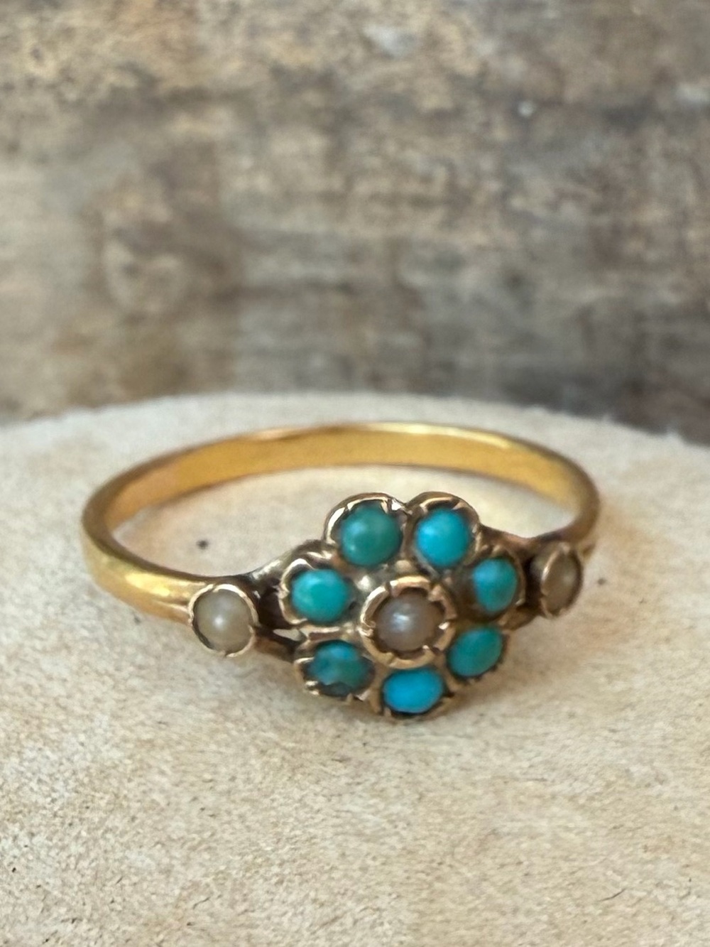Antique 14k Floral Ring - Picture 8 of 8